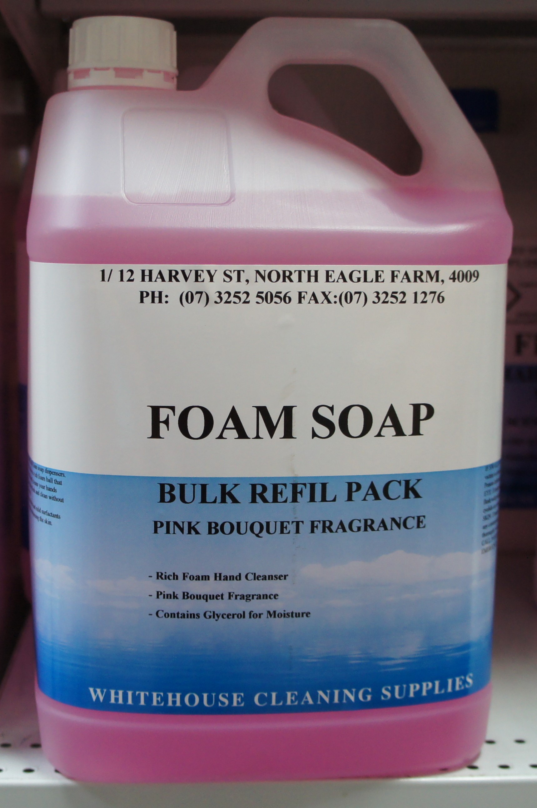 WHOUSE FOAM SOAP PINK BOUQUET 5L